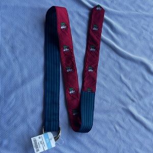 J.McLaughlin Christmas Embroidered Belt NWT Sz M new without tags